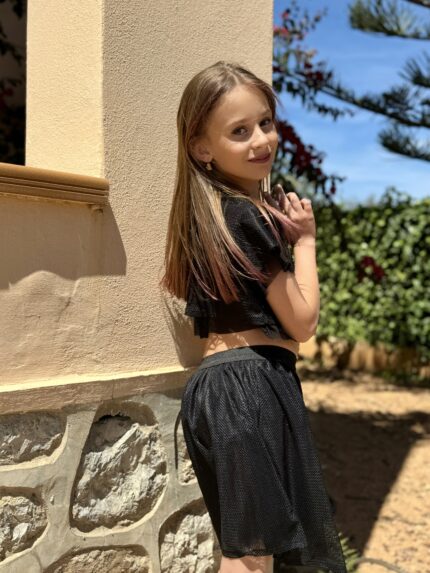 "Lola"  Crop Top y Falda